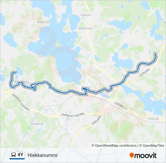 4Y Bus Line Map