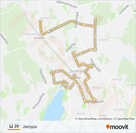 20  Line Map