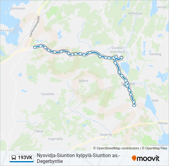 193VK bus Line Map