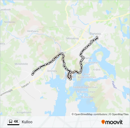 4K Bus Line Map