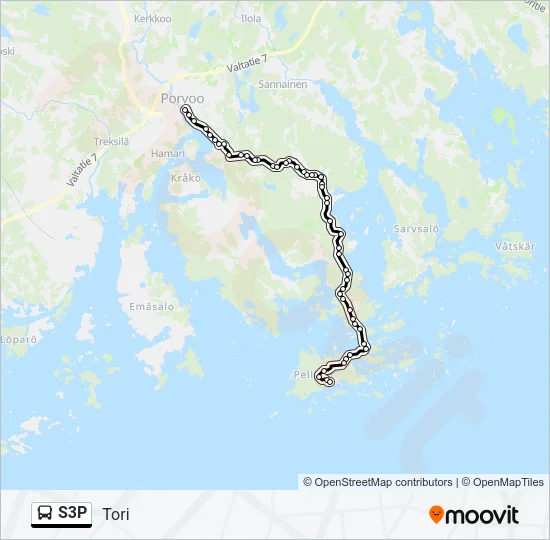 S3P Bus Line Map