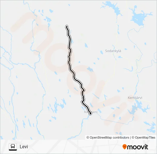 ROVANIEMI KITTILA LEVI Route: Schedules, Stops & Maps - Levi (Updated)