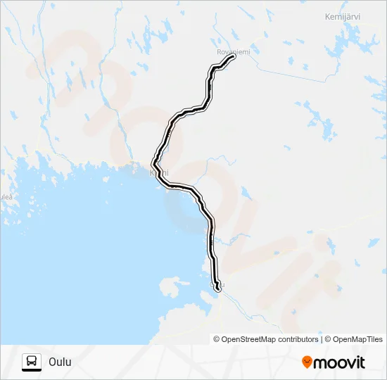 ROVANIEMI OULU Route: Schedules, Stops & Maps - Oulu (Updated)