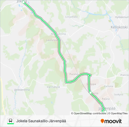 VR RAILWAY BUS Bus Line Map
