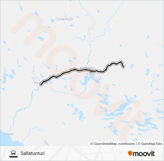 ROVANIEMI BUS STATION SALLATUNTURI Route: Schedules, Stops & Maps ...