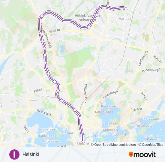 I train Line Map