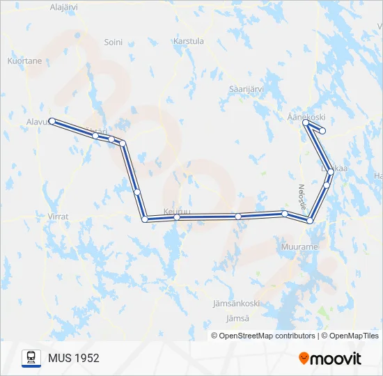 MUSEOJUNA Train Line Map