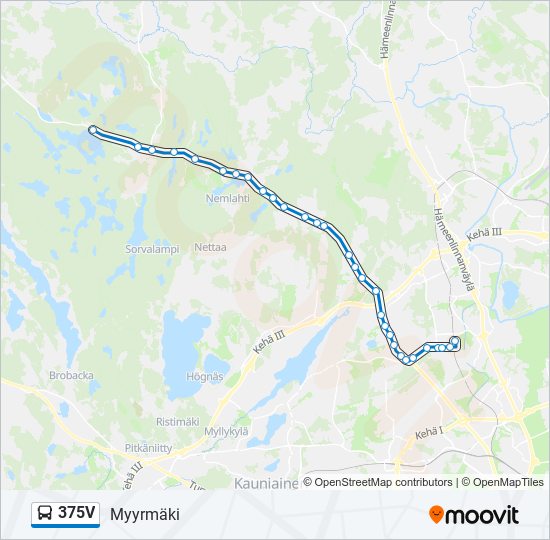 375V bus Line Map