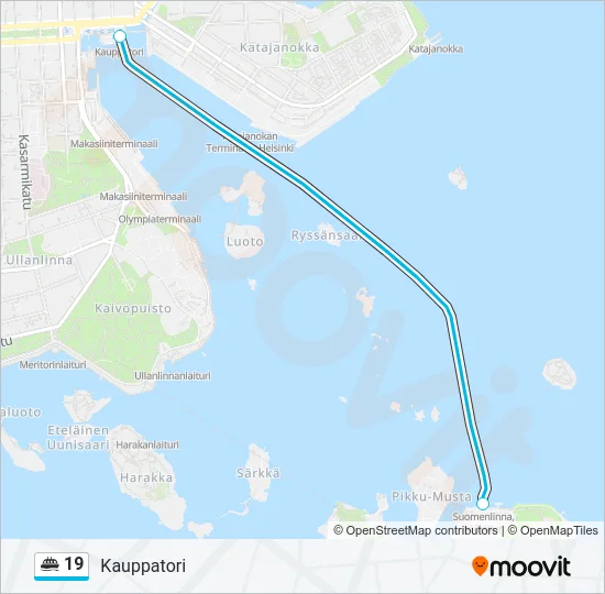 19 Ferry Line Map