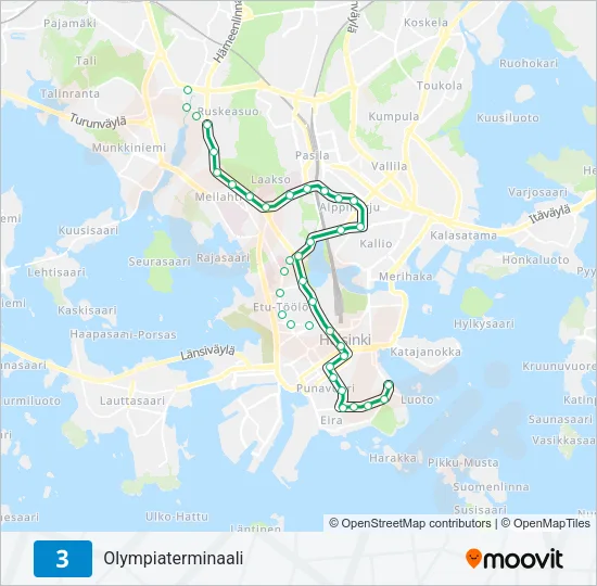 3 Tram Line Map
