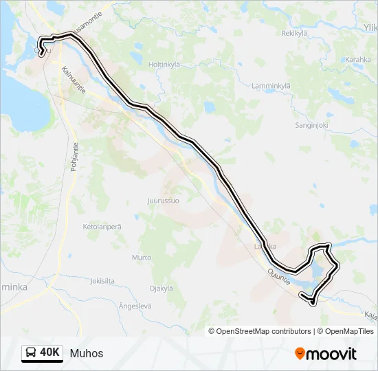 40K Bus Line Map