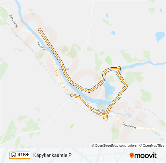 41K+ Bus Line Map