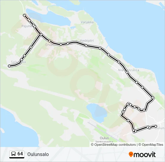 64  Line Map