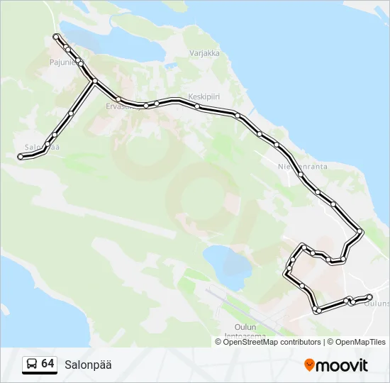 64  Line Map