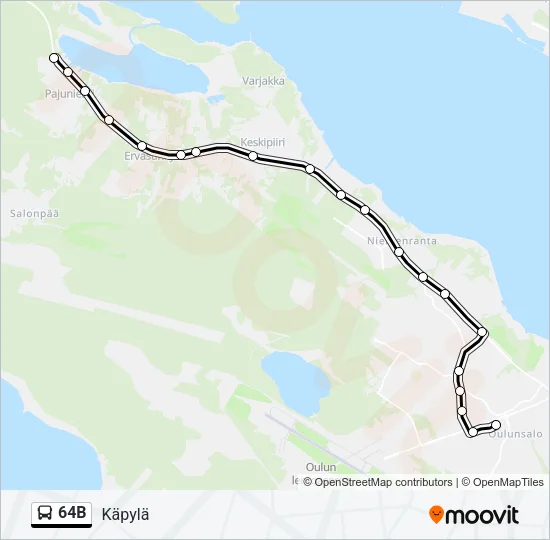 64B  Line Map
