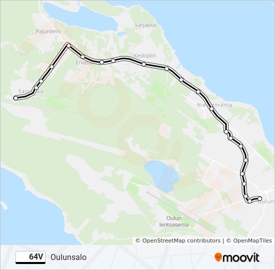 64V bus Line Map