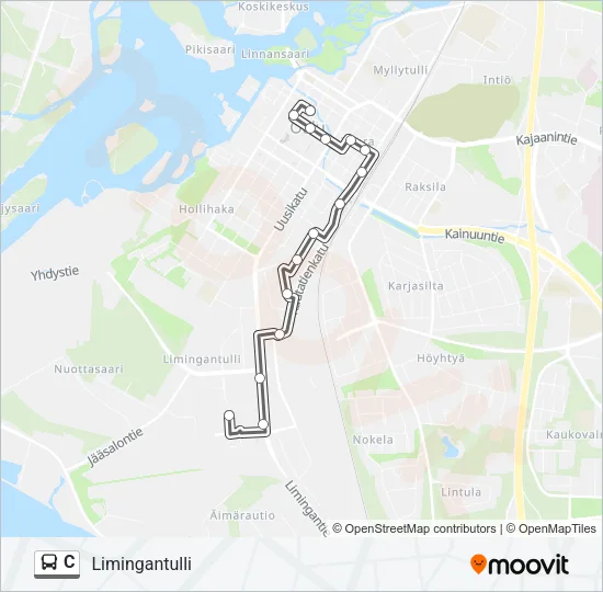 C  Line Map