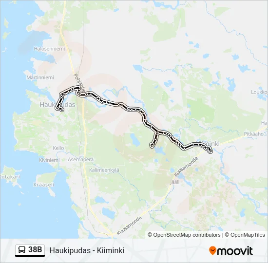 38B  Line Map