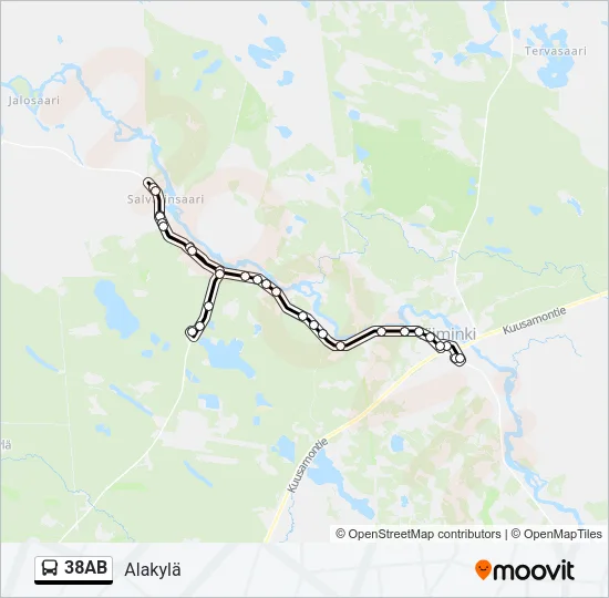 38AB  Line Map