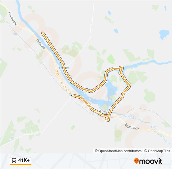 41K+ bus Line Map