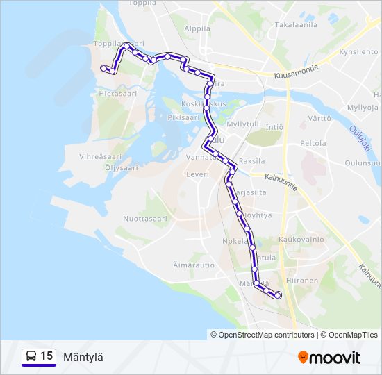 15 bus Line Map