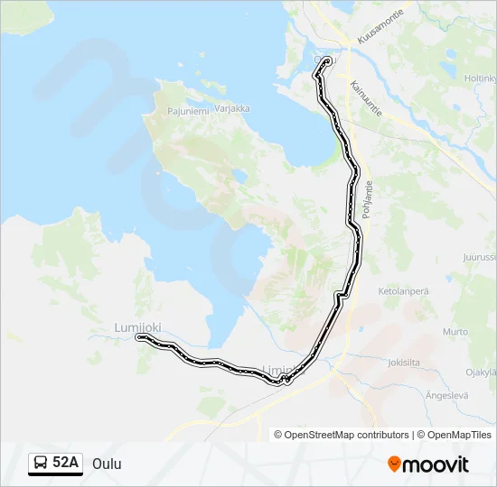 52A  Line Map