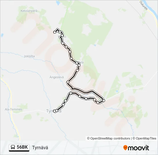 56BK  Line Map