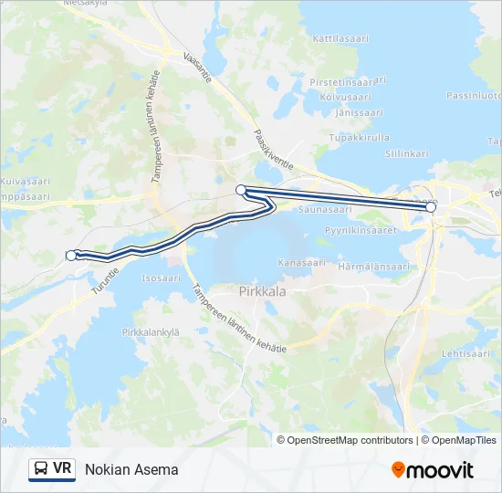 VR Bus Line Map