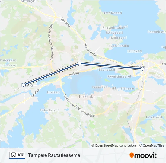 VR Bus Line Map