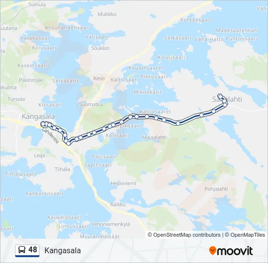 48 Bus Line Map
