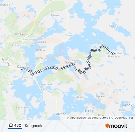 48C bus Line Map