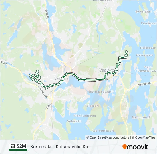 S2M Bus Line Map