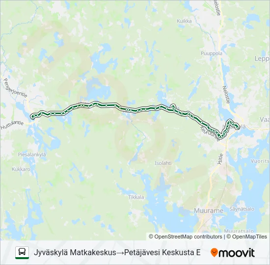 PEURAN LIIKENNE Bus Line Map