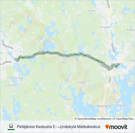 PEURAN LIIKENNE Bus Line Map