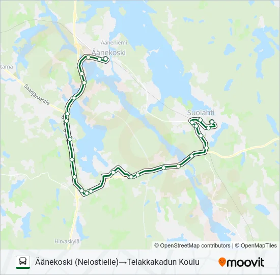 KOULUVUORO Bus Line Map