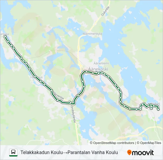 KOULUVUORO Bus Line Map