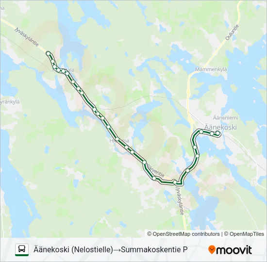 KOIVISTON AUTO Bus Line Map