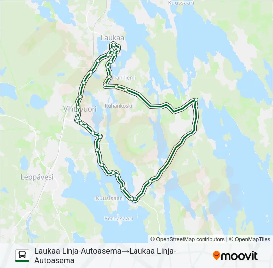 TARVAALA Bus Line Map