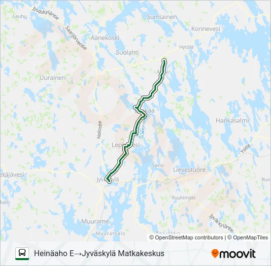 KOIVURANTA Bus Line Map