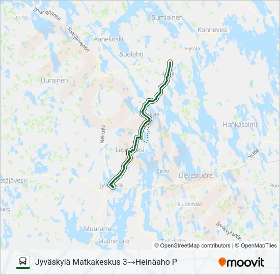 KOIVURANTA Bus Line Map