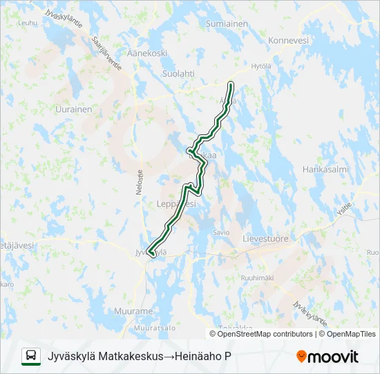 KOIVURANTA Bus Line Map