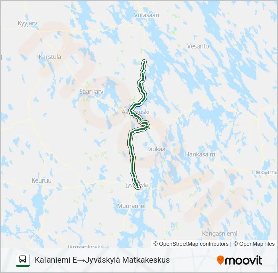 KOIVURANTA Bus Line Map