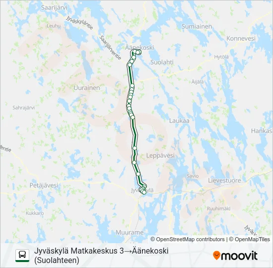 KOIVURANTA Bus Line Map