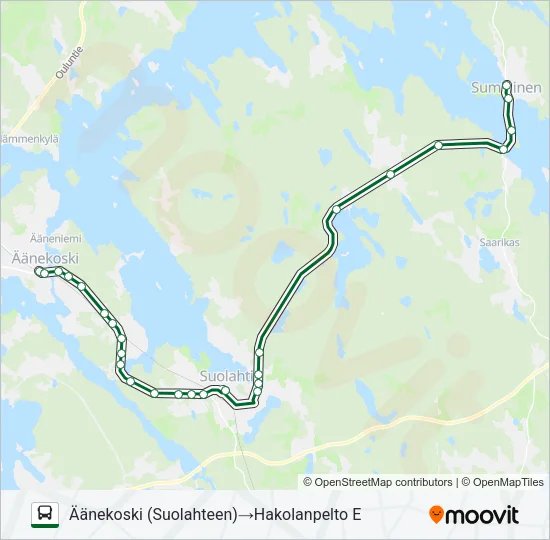 KOIVURANTA Bus Line Map