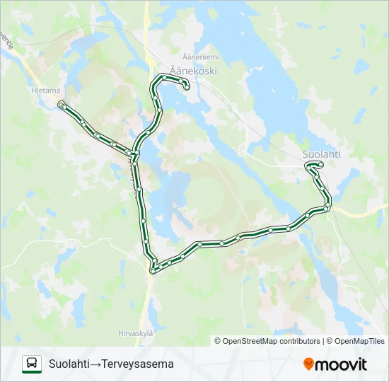 KOIVURANTA Bus Line Map