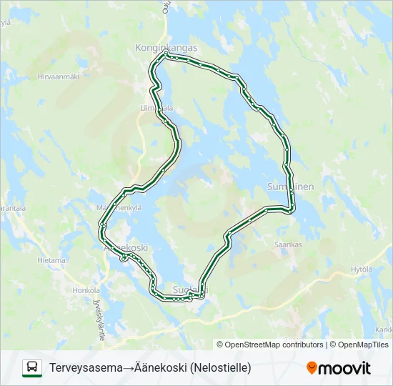 KOIVURANTA Bus Line Map