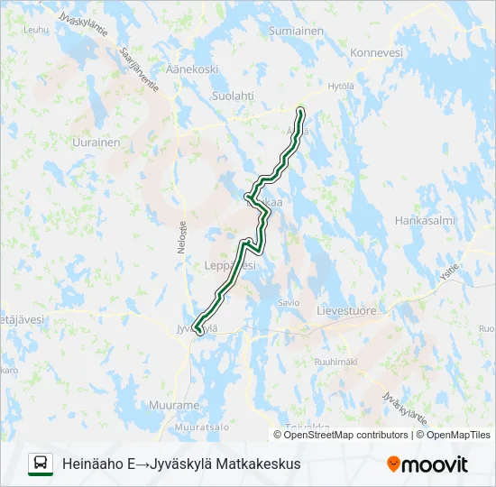 KOIVURANTA Bus Line Map