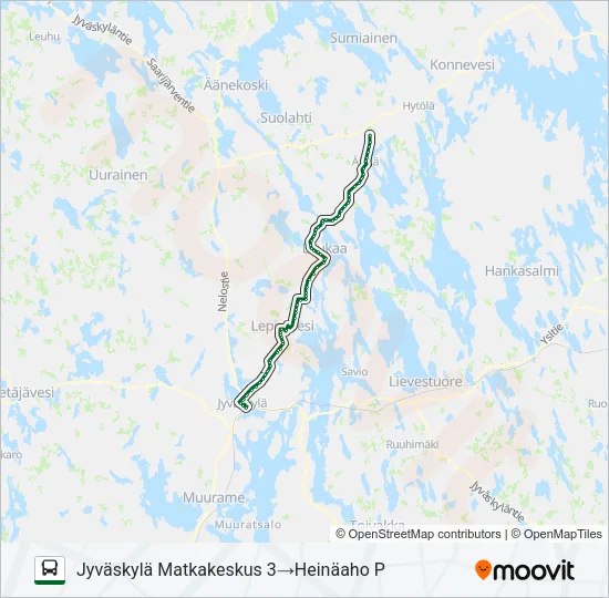 KOIVURANTA Bus Line Map