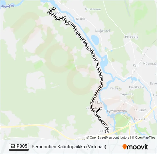 P005 Bus Line Map