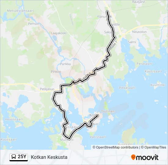 25Y Bus Line Map